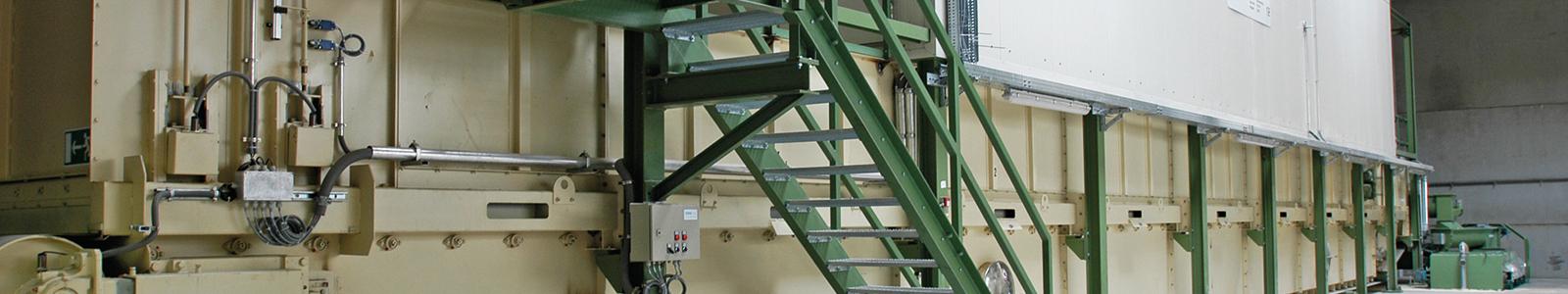 Bandtrockner Bandtrockner zum Trocknen der Sägefrischen Sägespäne auf einen Wassergehalt von ca. 10 %.