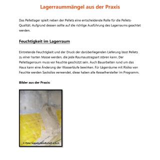 Lagerraummängel aus der Praxis: Feuchtigkeit im Lagerraum