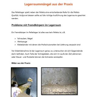 Lagerraummängel aus der Praxis: Probleme mit Fremdkörpern im Lagerraum